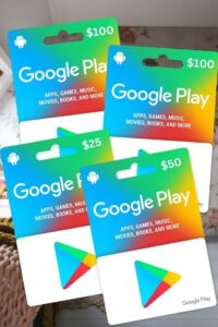 Cartes cadeaux Google Play France